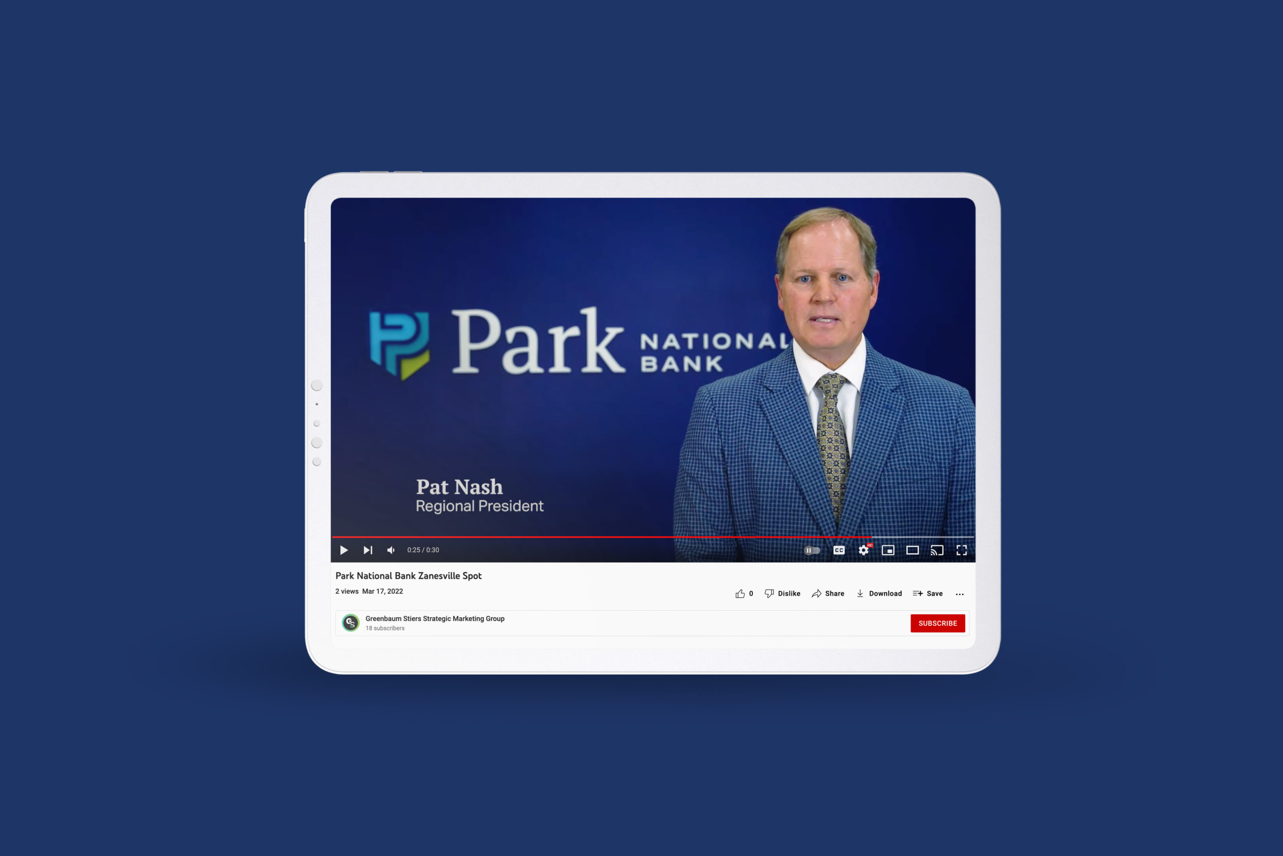 Park National Bank Video Production Project