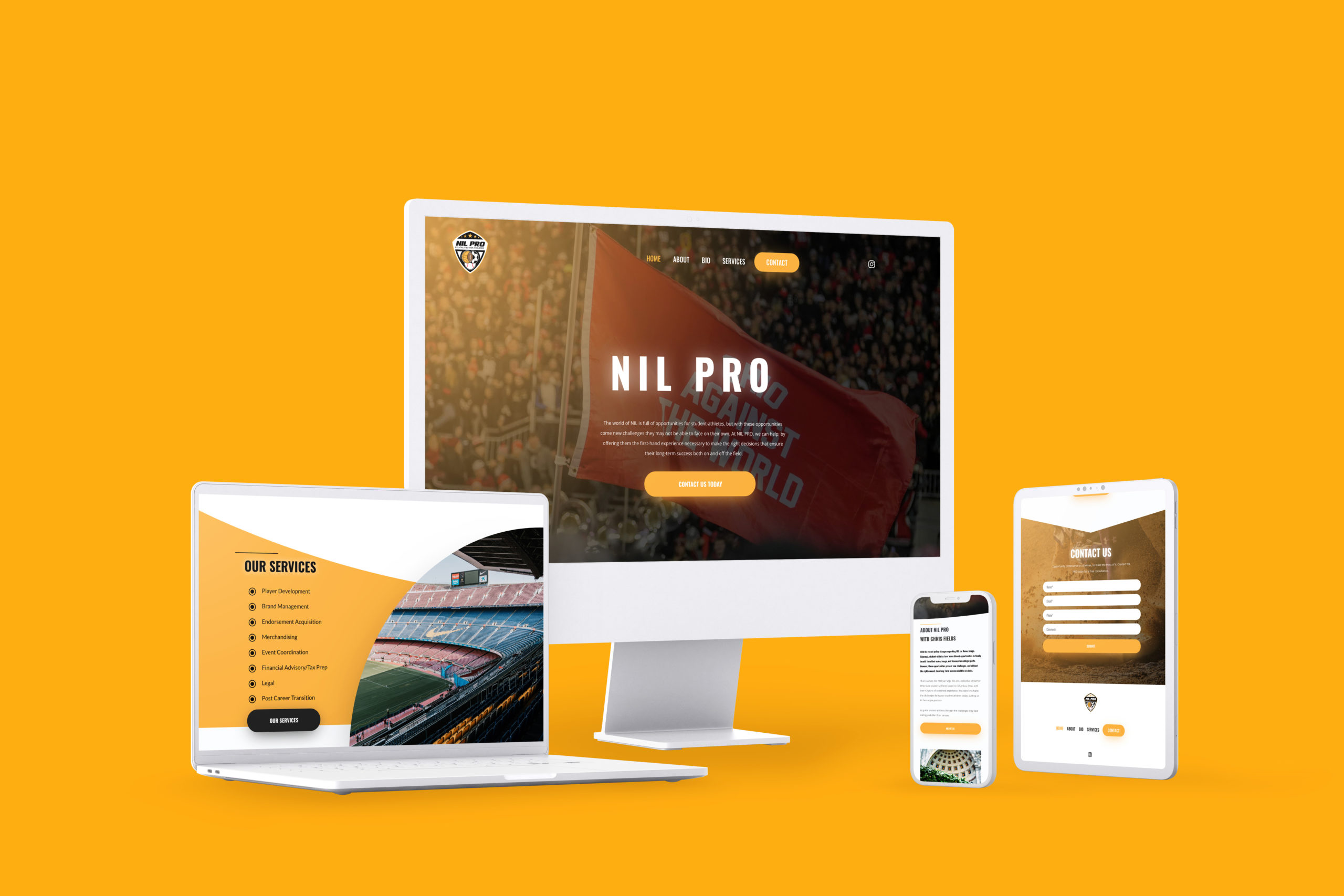 NIL Pro Website project