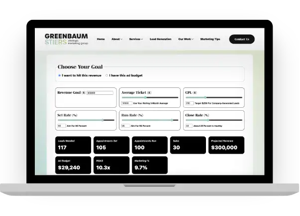 KPI Calculator Mockup